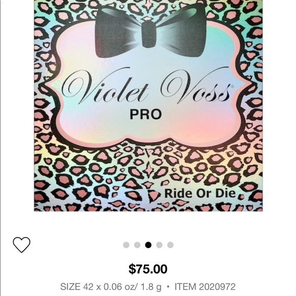 Violet Voss “Ride or Die” pallet - Picture 3 of 4